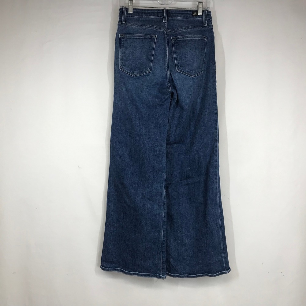 LTJ Letter to Juliet High Rise Wide Leg Jeans Blue Denim Size 27 Made in USA - Picture 4 of 10